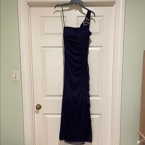 Blondie Nites One-Shoulder Purple Dress